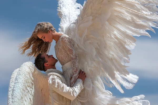 Couple Anges Zoom
